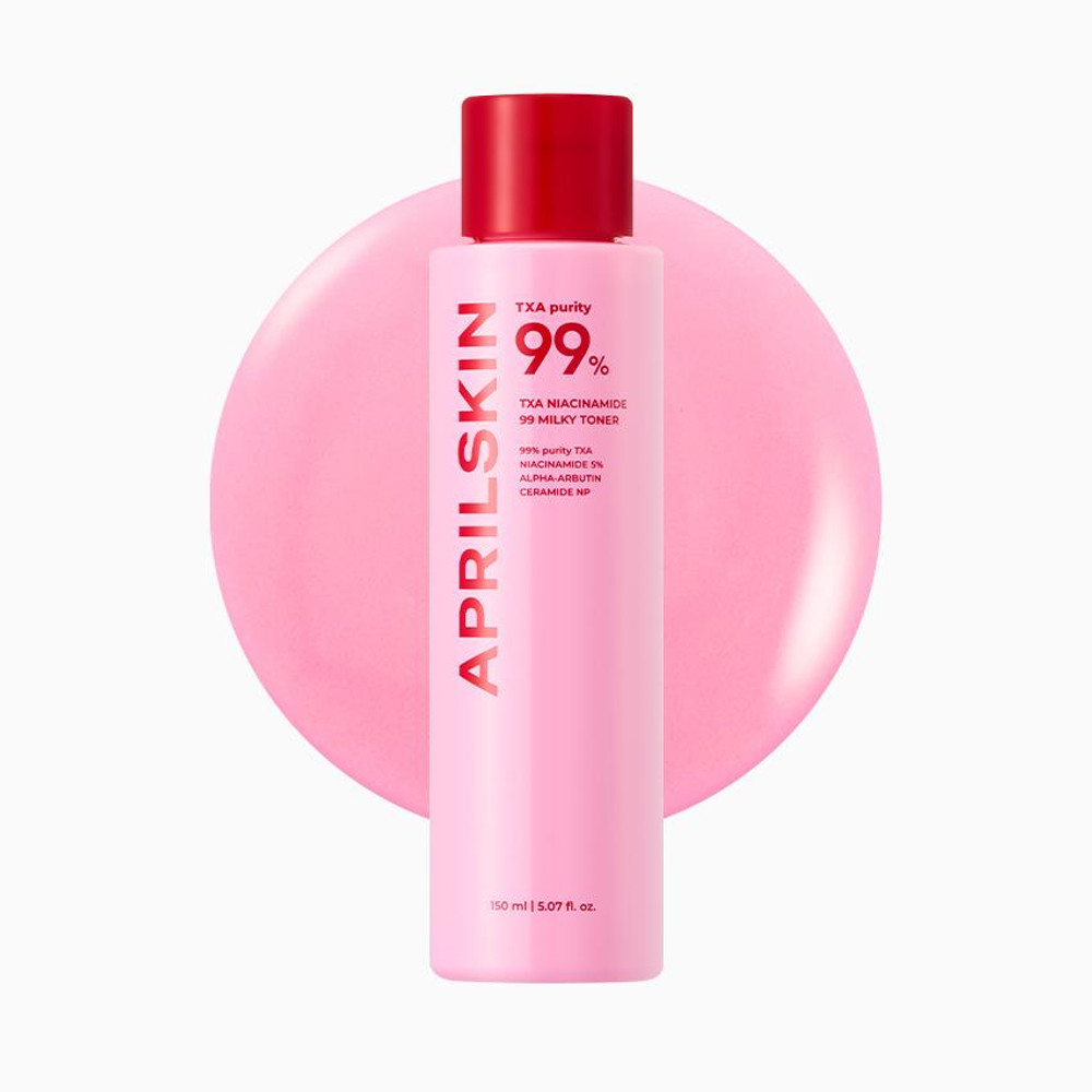 AprilSkin Тонер молочный осветляющий TXA Niacinamide 99 Milky Toner 150 мл