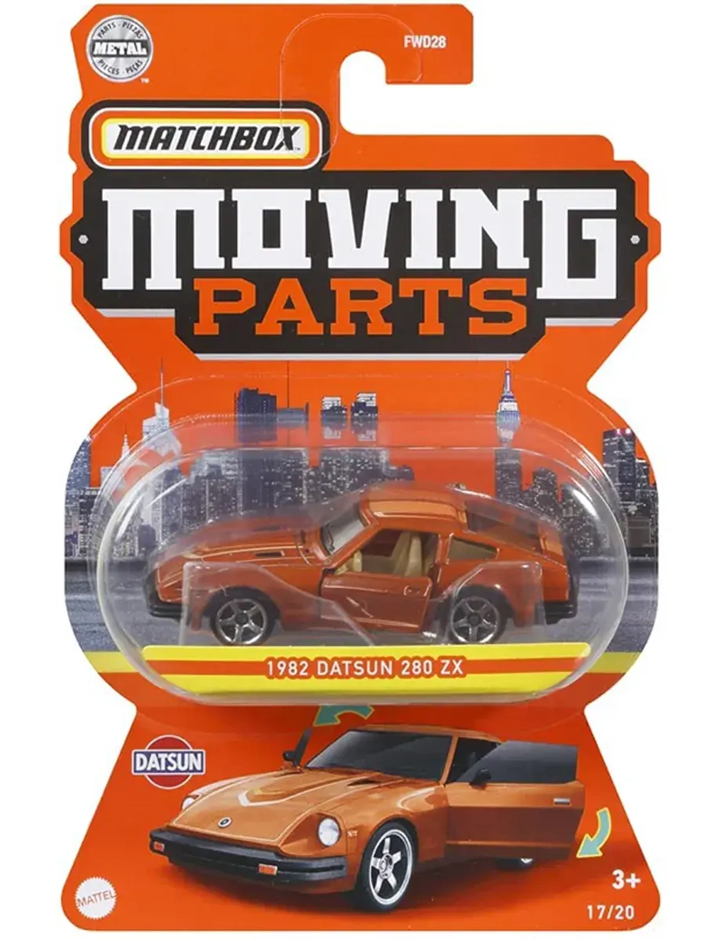Машинка Хот Вилс Matchbox 1982 Datsun 280 ZX FWD28 GWB56
