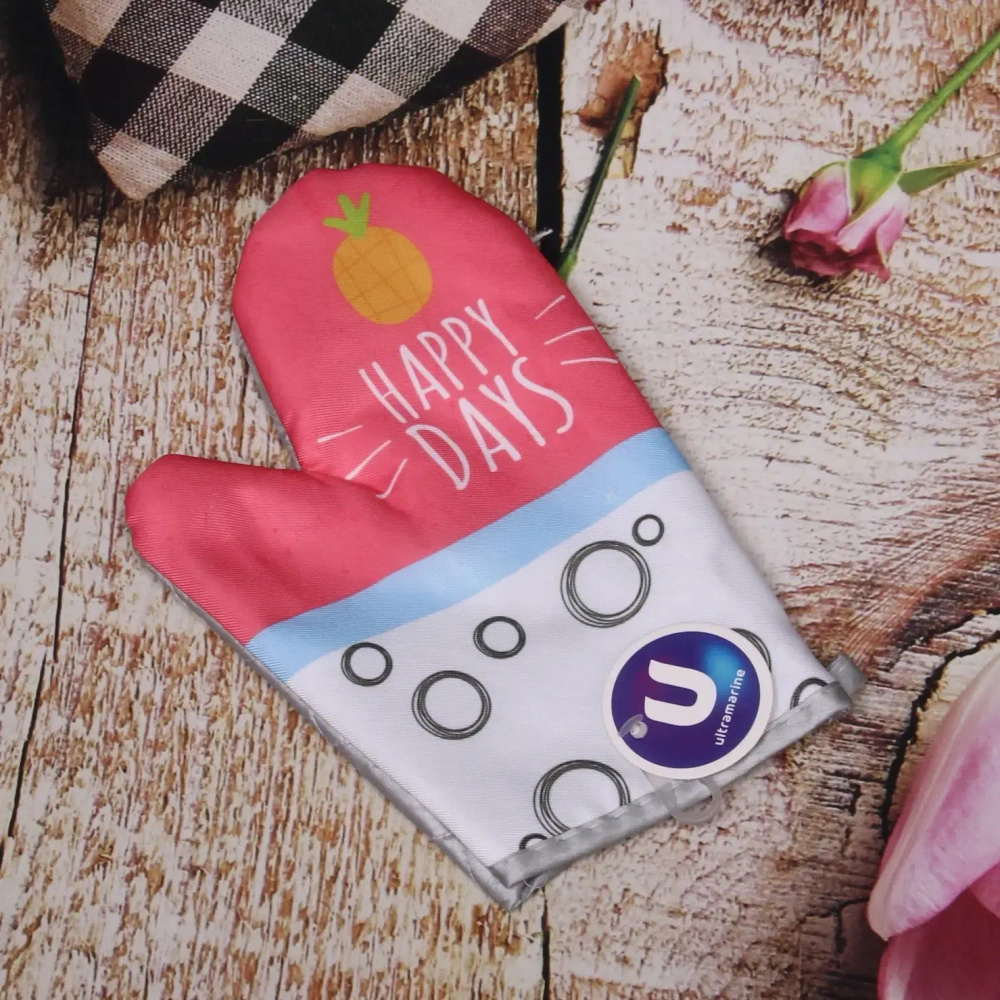 Прихватка-варежка 25*17см «Happy days» ананас