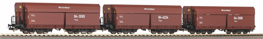 Набор из 3-х вагонов-хопперов Fad6770 BKK DR IV