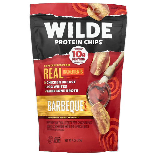 Wilde Brands, Protein Chips®, Barbeque, 4 oz (113 g)