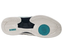 Мужские кроссовки теннисные K-Swiss Hypercourt Express 3 - blanc de blanc/carbon/baltic