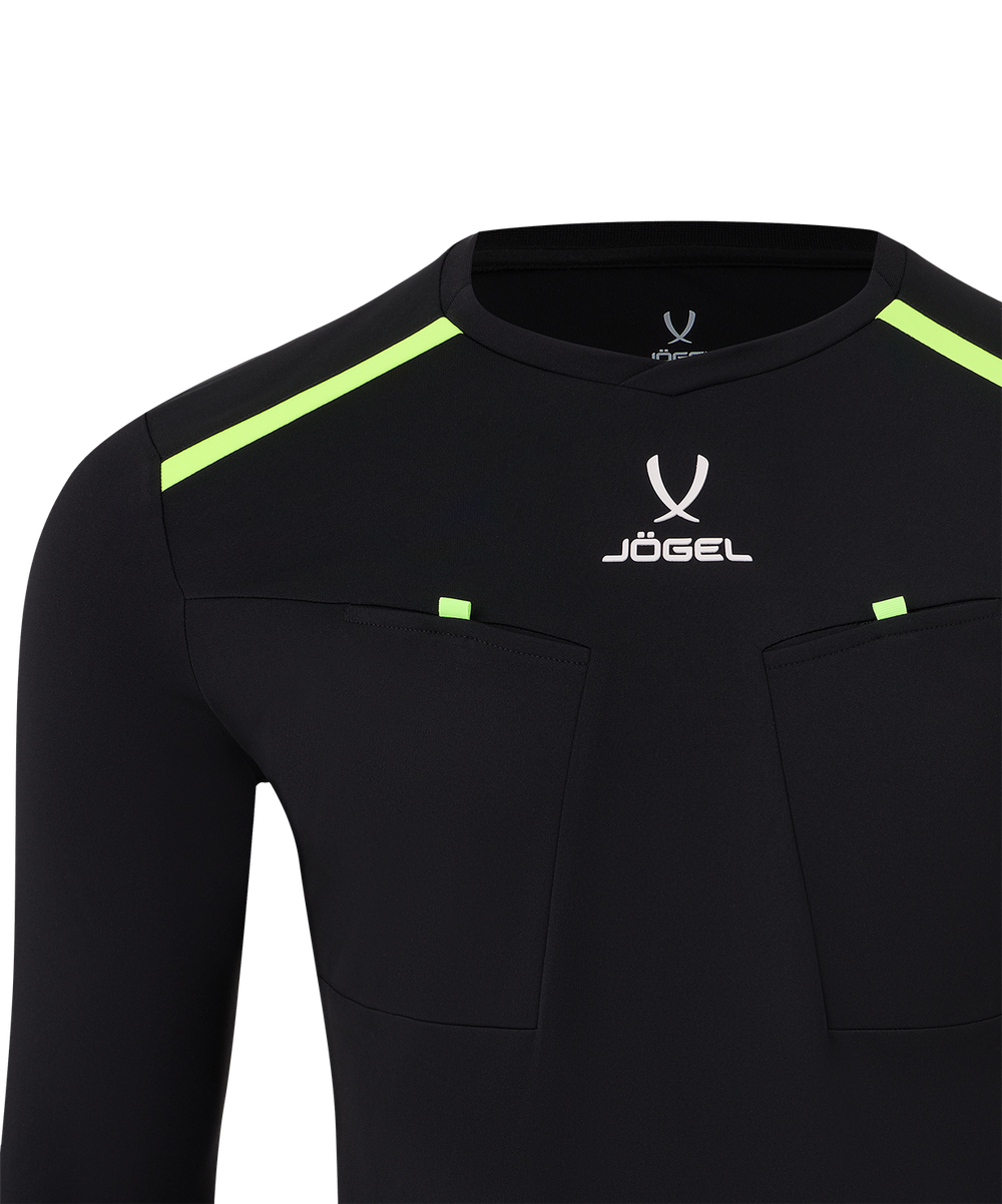 Футболка судейская с длинным рукавом DIVISION PerFormDRY Referee LS Tee, черный