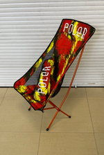 Кресло туристическое POLER STOWAWAY CHAIR - Fire red складное, высокая спинка, до 120 кг. Под заказ.
