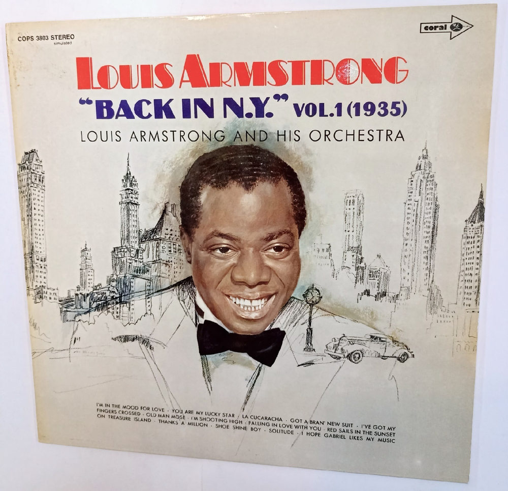 Louis Armstrong Back In N.Y. Vol.1 1935 (Germany 1969) Германия