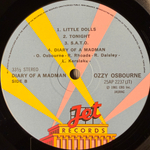 Ozzy Osbourne ‎– Diary Of A Madman (Япония 1981г.)