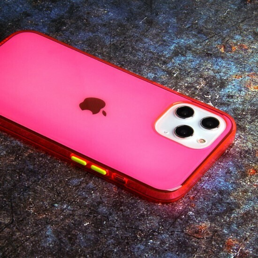 Чехол ТПУ Неон для iPhone 12 Pro, 011744 Розовый