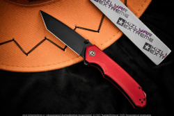 Нож Civivi Brazen C2023B, сталь D2 BlackWash, Burgundy G10