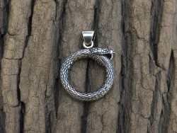 Кулон из серебра «Уроборос – Душа Мира»