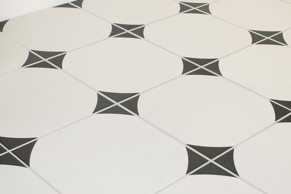 Smile Tile Эклектика Брайтон Черный 20x20