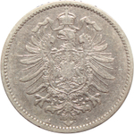 1 марка 1887 (A) Германия F-VF