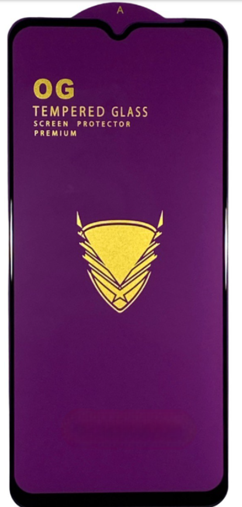 Защитное стекло для Xiaomi Redmi 10A OG Purple черное