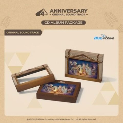 Альбом BLUE ARCHIVE 4th Anniversary OST CD Album Package