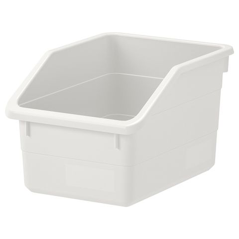 Контейнер IKEA SOCKERBIT (СОККЕРБИТ), Белый, 19x26x15 см