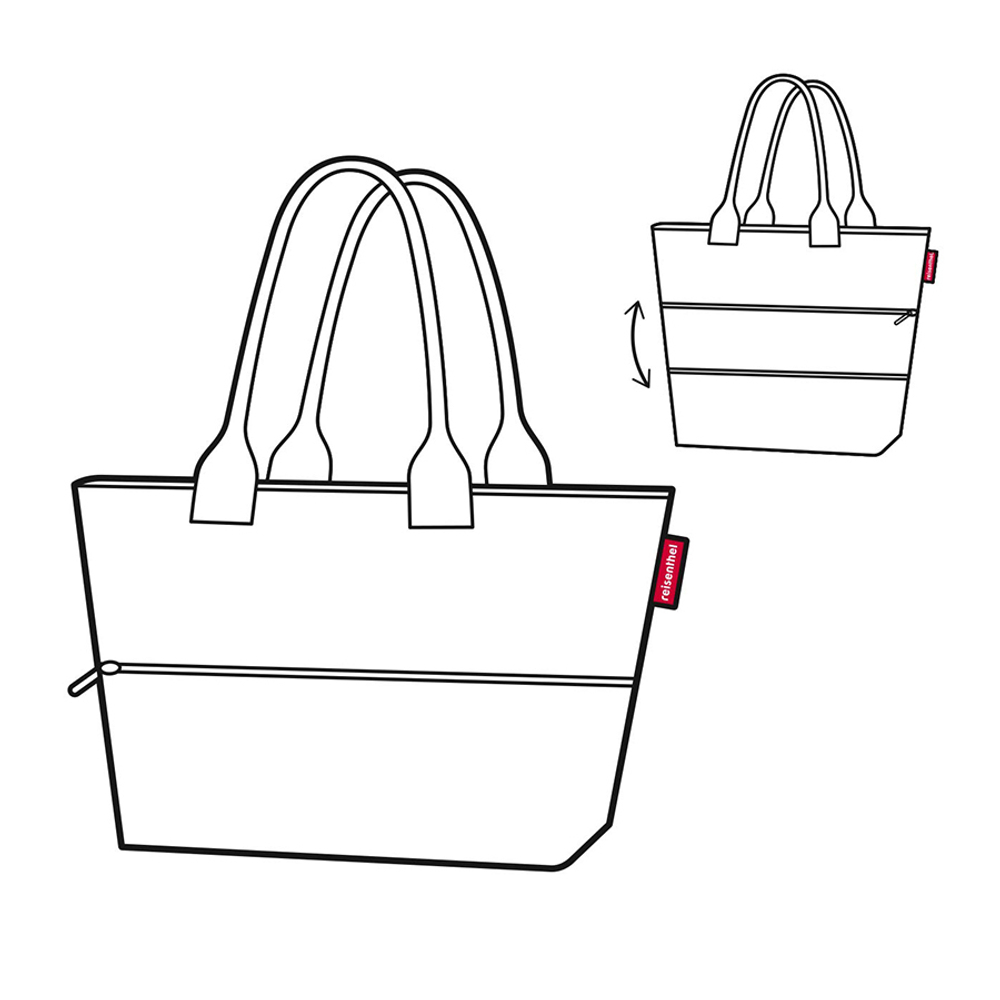 Сумка shopper e1 twist blue