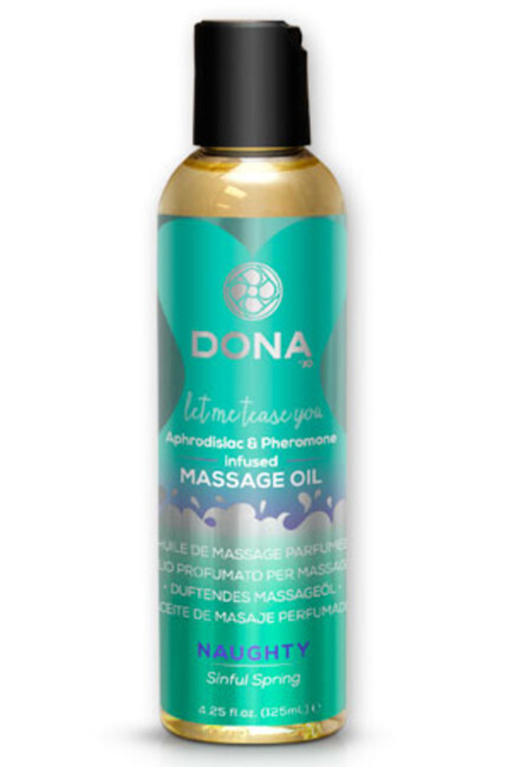 Массажное масло DONA Scented Massage Oil Naughty Aroma: Sinful Spring 110 мл (Цвет: прозрачный)