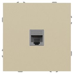Розетка ЭРА Galaxy 15-3107-04 информационная RJ45 IP20 шампань | Эра Galaxy