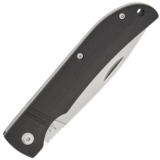 Складной нож Bear & Son Slip Joint D2, рукоять черный G10