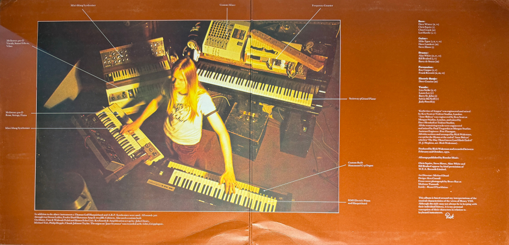 Rick Wakeman ‎– The Six Wives Of Henry VIII (Англия 1973г.)