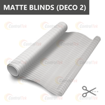 Пленка для окон декоративная MATTE BLINDS (DECO 2) ControlTek, на отрез