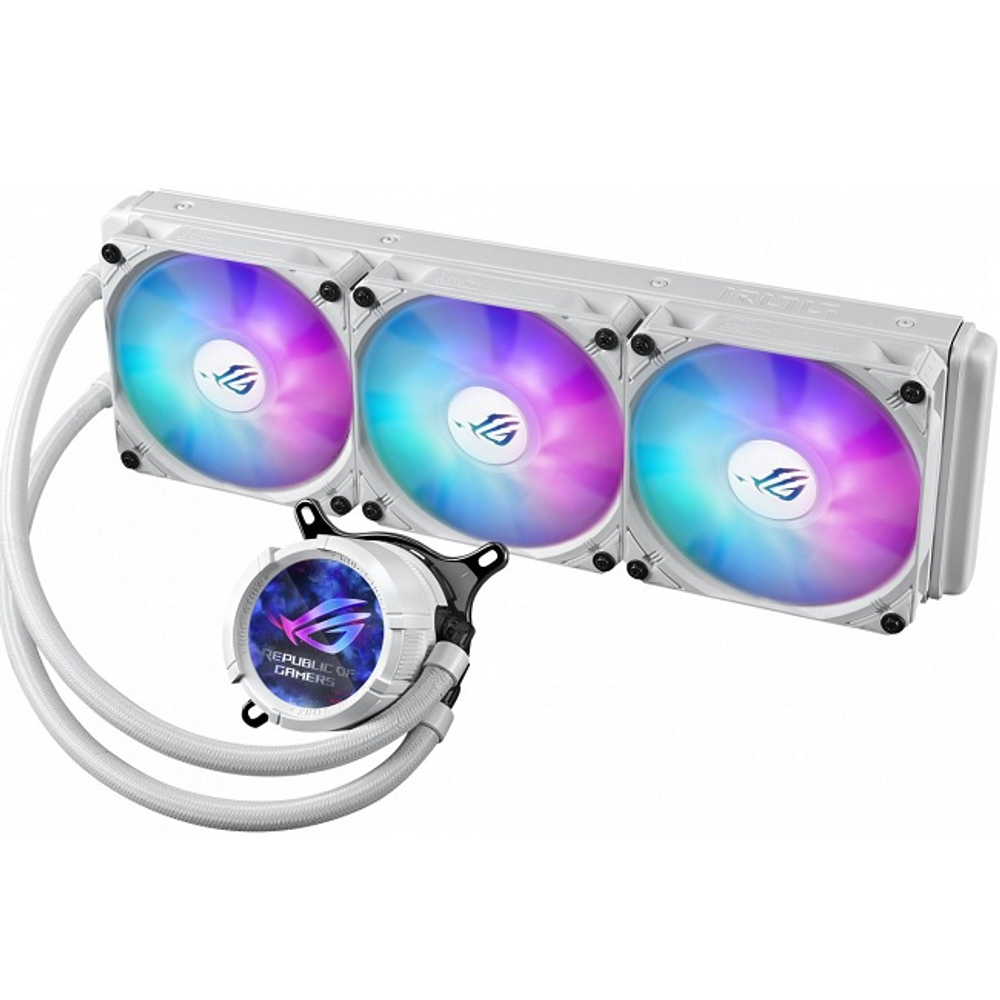 Система водяного охлаждения ASUS ROG STRIX LC III 360 ARGB LCD WHT, белый (90RC00W2-M0UAY0)