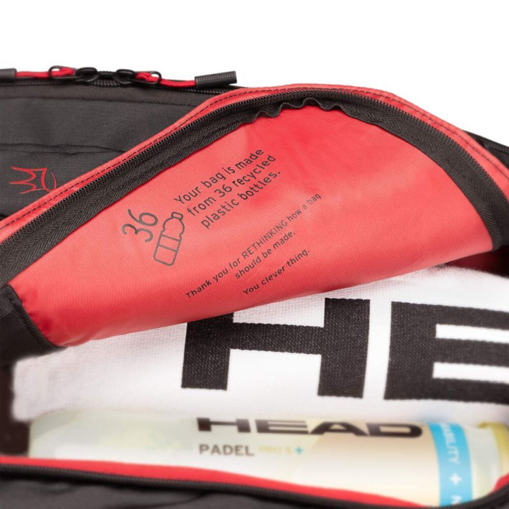 Сумка для Padel Head Coello Pro X Padel Duffle L - black