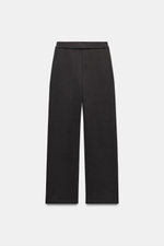 БРЮКИ ИЗ МЯГКОЙ ТКАНИ НА ШНУРКЕ — ZARA