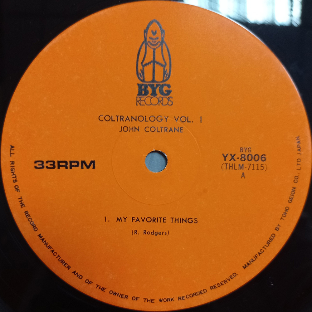 John Coltrane / Coltranology Vol. 1 (LP)