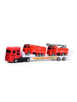 Игровой набор машинка Автовоз с пожарной техникой (099-D1)