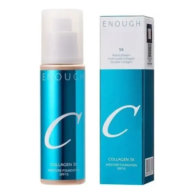 Enough Collagen 3X Moisture Foundation SPF15 N30, 100ml Тональный крем для лица с коллагеном (песочно-бежевый)