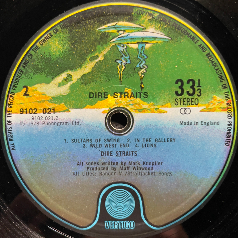 Dire Straits ‎– Dire Straits (Англия 1978г.)