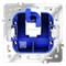 Розетка компьютерная RJ45 кат.6 Voltum S70 Белый глянцевый VLS060101