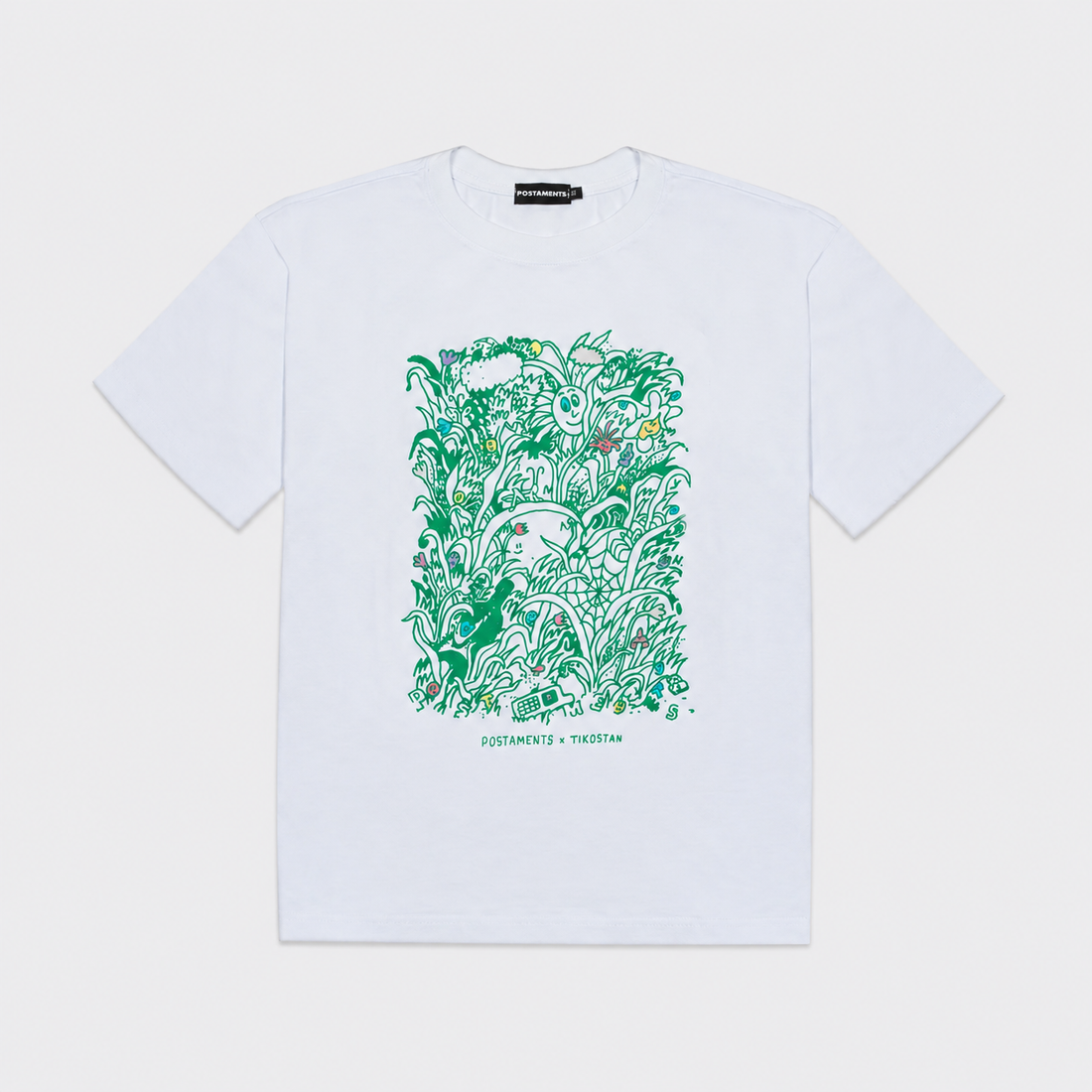 Купить Футболка Postaments В Травке (white)