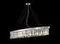 Люстра подвесная NewRgy G15-L1200*W250*H170(1200) CHROME, 8×40 Вт, хромированная
