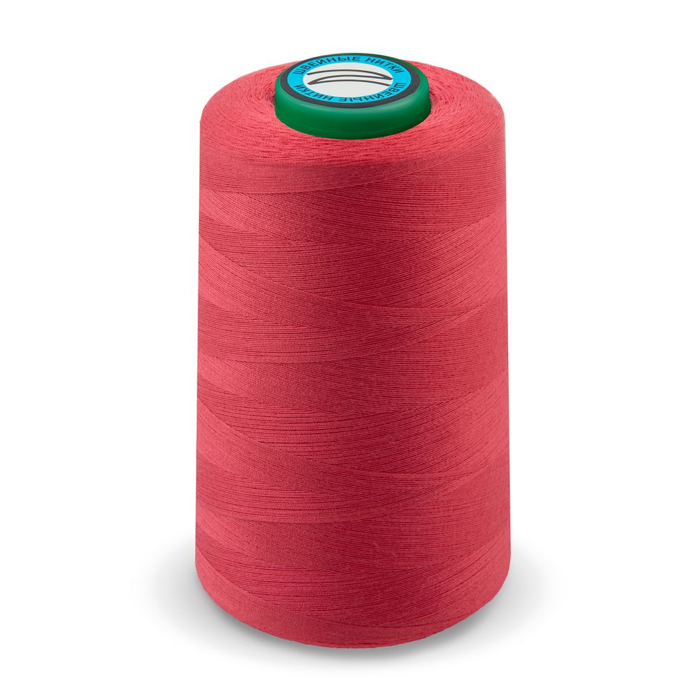 Нитки универсальные Nitka 40/2, 4570 м (5000 ярд) / 1 кат., 162 красно-розовый
