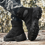 CHENGSHILUOTUO Combat Boots Men"s Black/Sand