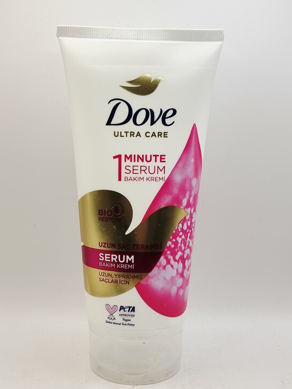 Крем-сыворотка для волос Dove Ultra Care 1 минутный интенсивный восстанавливающий  для повреждённых волос 170 мл (Турция)