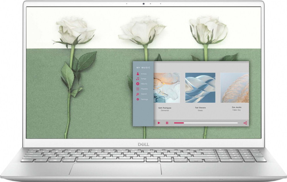 Ноутбук Dell Inspiron 5505 (5505-7258) 15.6 ", 1920x1080, AMD Ryzen 7, 4700U, 8 ядер, 2000 МГц, 8 Гб, SSD, 512 Гб, AMD Radeon Graphics, NO DVD, Bluetooth, Wi-Fi, Windows 10 Home, серебристый