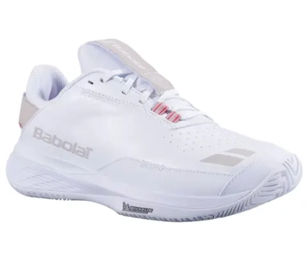 Женские теннисные кроссовки Babolat SFX Evo Wimbledon All Court - white/grey