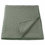 Покрывало IKEA KOLAX (КЁЛАКС), Серо-зеленый, 230х250 см