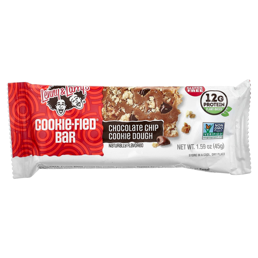 Lenny & Larry's, Cookie-Fied® Bar, батончик с шоколадной крошкой, 9 шт. по 45 г (1,59 унции)