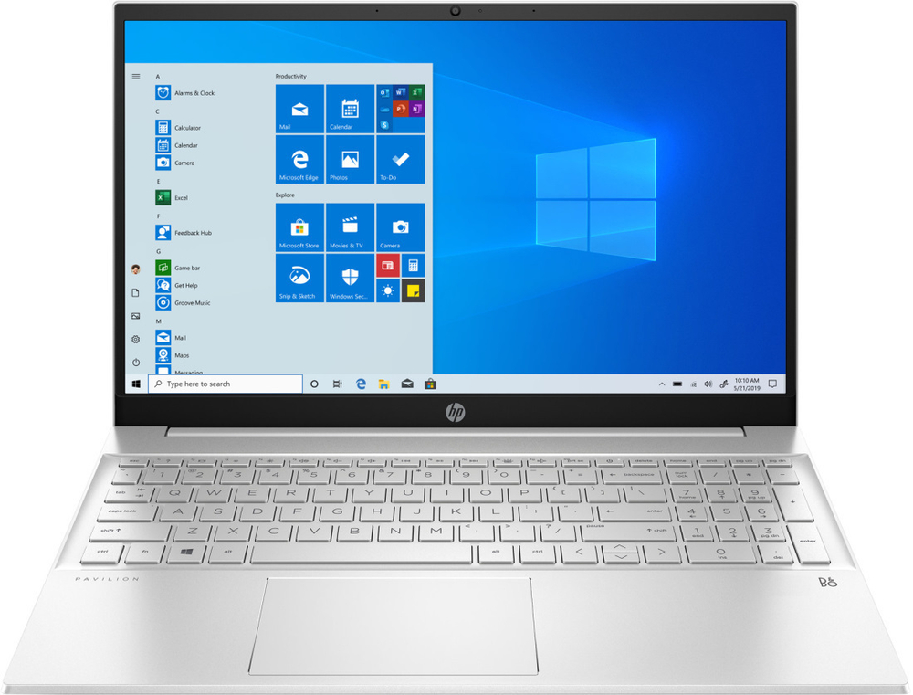 Ноутбук HP Pavilion 15-eh0007ur 15.6; FHD IPS/Ryzen 3 4300U/8Gb/512Gb SSD/noDVD/RGr/FreeDOS/Silver 281A4EA