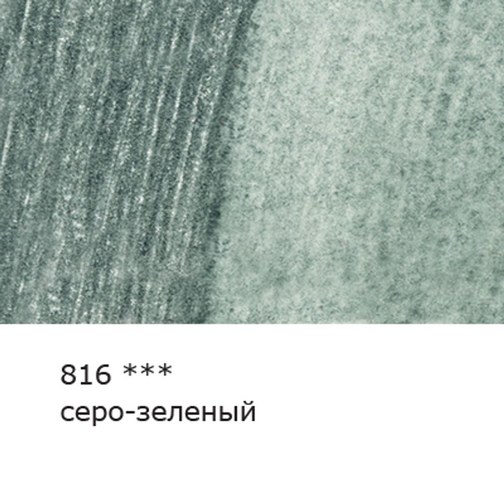 Карандаш акварельный художественный заточенный, 6 шт, 816 Серо-зеленый (Gray green), Vista-Artista Gallery VGWP