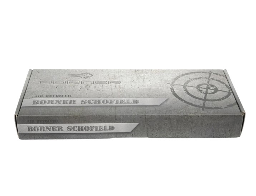 Револьвер пневматический Borner Schofield black кал. 4.5 мм, 3Дж