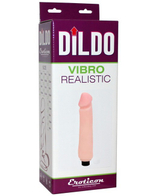 Водонепроницаемый вибратор выраженной головкой UltraSkin Vibro Realistic (Цвет: телесный)
