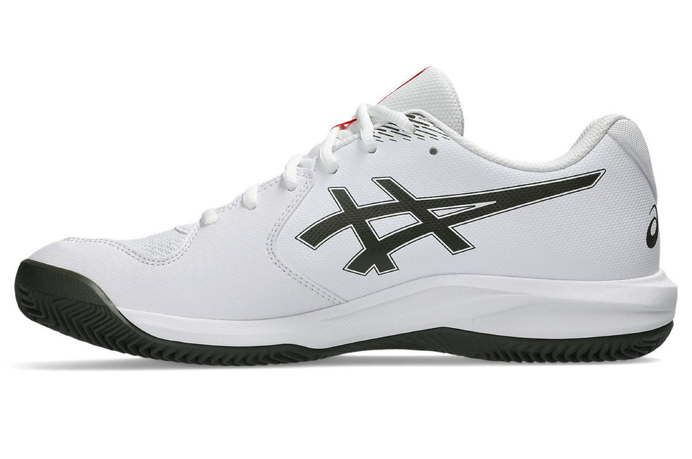 Мужские теннисные кроссовки Asics Gel-Dedicate 9 Clay - white/vintage khaki