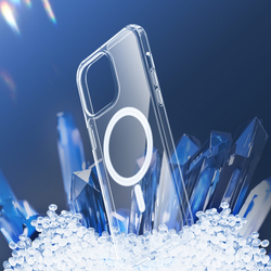 Усиленный прозрачный чехол с поддержкой MagSafe от Dux Ducis для iPhone 15 Pro Max, серия Clin Mag Series Case