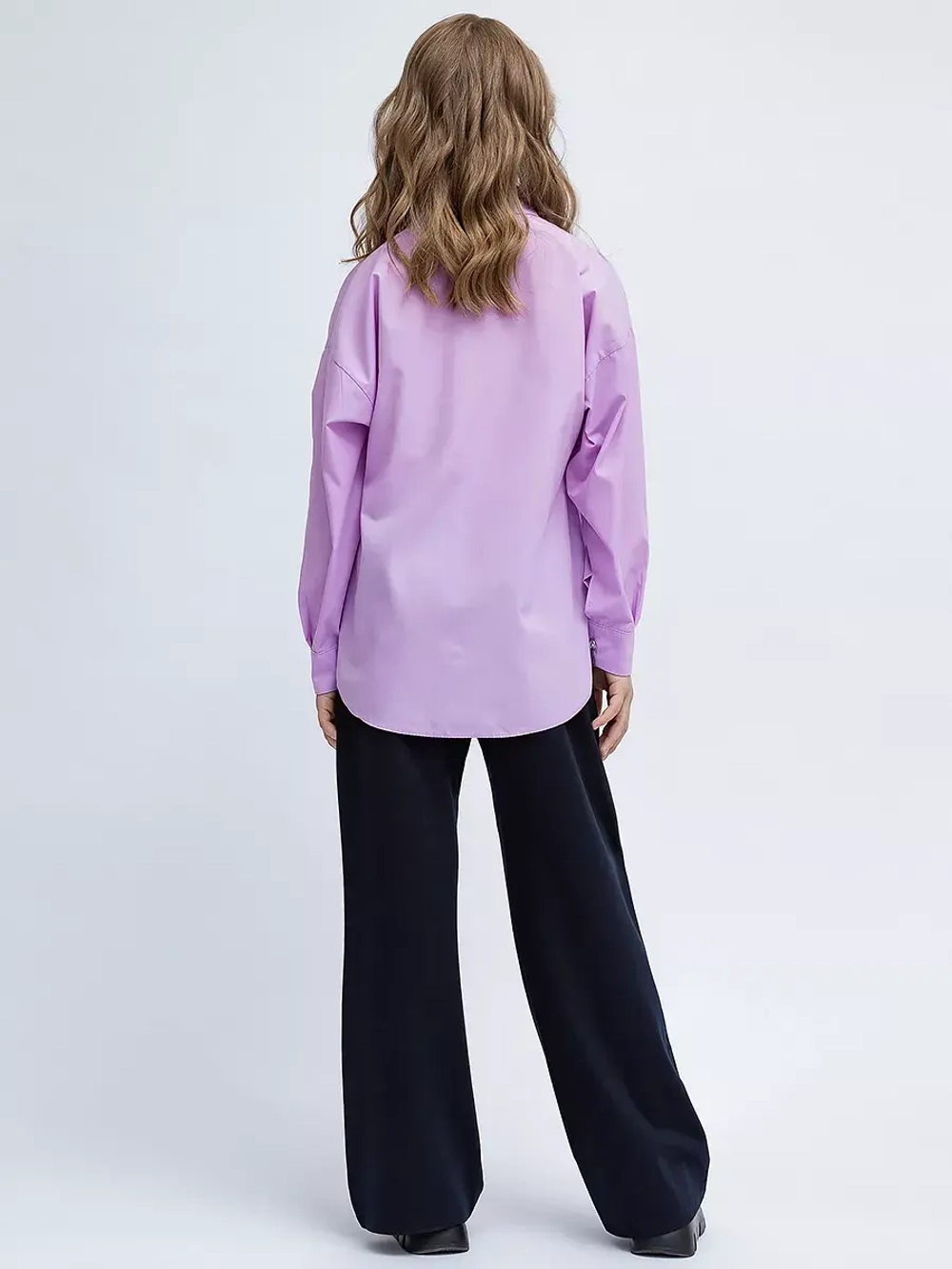 Школьная рубашка классическая oversize