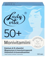 Lady vita 50+ Витаминно-минеральный комплекс с фитоэстрогеном, 120 таблеток (из Финляндии)