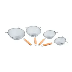 Сито 18 см h7 см нерж. с деревянной ручкой l 34,8 см P.L. Proff Cuisine